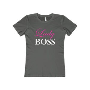 "LADY BOSS" Slim Fitting 100% Cotton T-Shirt - FabulousLife