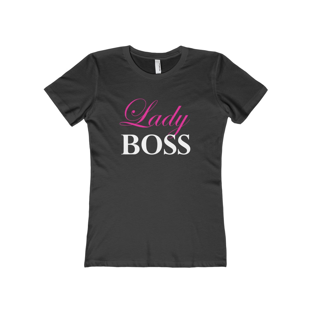 "LADY BOSS" Slim Fitting 100% Cotton T-Shirt - FabulousLife