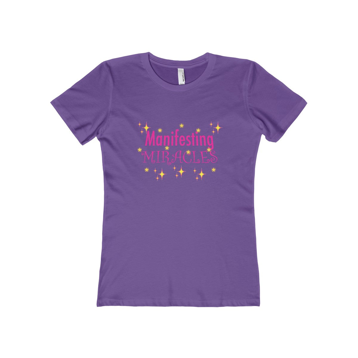 MANIFESTING MIRACLES: Women's Slim Fit T-Shirt "Boyfriend Tee" - FabulousLife