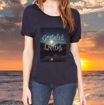 GRATEFUL LIVING:  Celebrate Gratitude Watch the Miracles Begin!  Relaxed Fit T-Shirt - FabulousLife