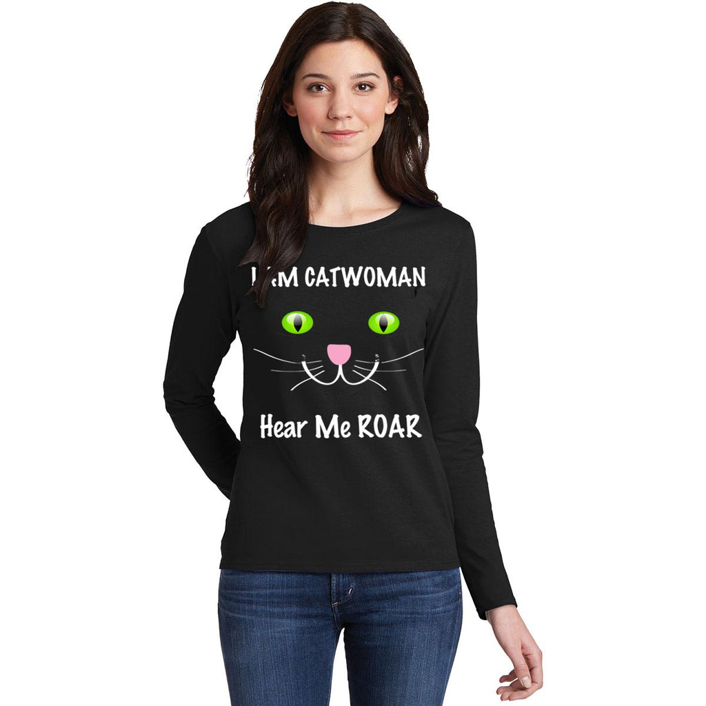 I AM CATWOMAN, HEAR ME ROAR! Adorable T-Shirt for the Cat Lover in Your Life! - FabulousLife