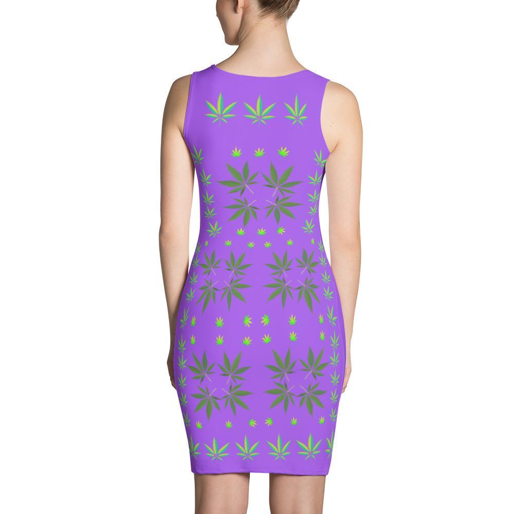FASHION 420: Sexy Purple Fitted Designer Print Dress, Exclusive! - FabulousLife
