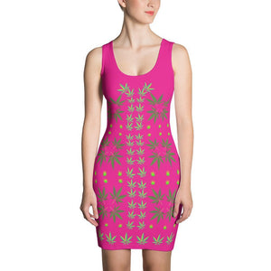 FASHION 420: Sexy Hot Pink Custom Design Print Dress, Exclusive! - FabulousLife