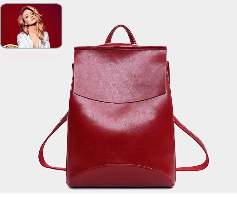 Stylish Vegan Leather Backpack. 9 Colors! Roomy 13.5" x 11" x 5" REDUCED!! - FabulousLife
