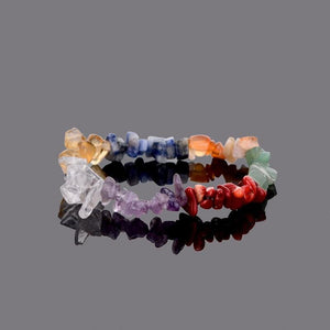 Chakra Healing Crystals Natural Stone Bracelet;  Amethyst ,Tiger Eye, Turquoise, Agate More - FabulousLife