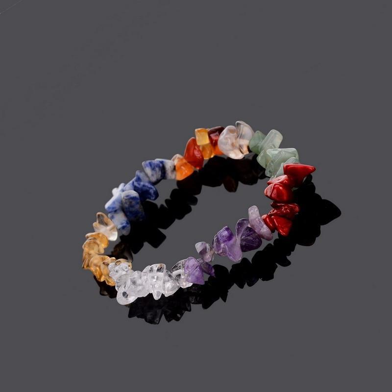 Chakra Healing Crystals Natural Stone Bracelet;  Amethyst ,Tiger Eye, Turquoise, Agate More - FabulousLife